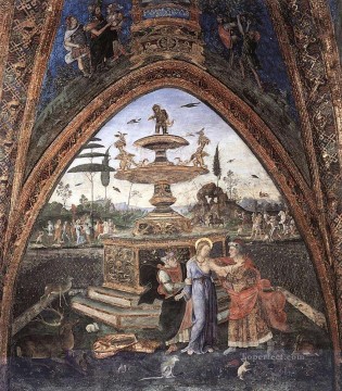 Susana y los ancianos Pinturicchio renacentista Pinturas al óleo